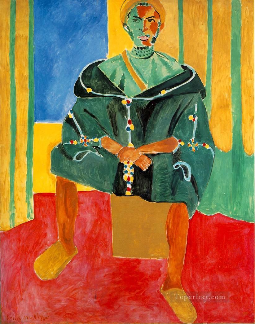 Le Rifain assis Seated Riffian Late Fauvism Oil Paintings